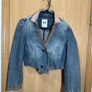Denim jacket cropped  ghettogoldilocks